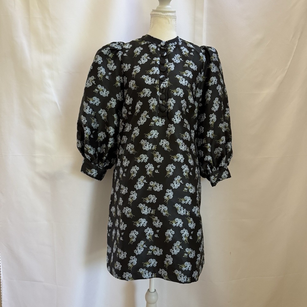 Tuckernuck Pomander Place Samantha Dress Small Jacquard Heirloom Floral - Picture 4 of 14